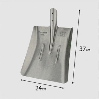 Лопата совковая ЛСП рельс.сталь `Урожайная сотка` универсальная с ребр. жест S501-4