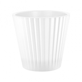 Кашпо пласт для орхидей 2,0 л d=160 мм h=146 мм Sand Orchid со вставкой Белый жемчуг IG640510038