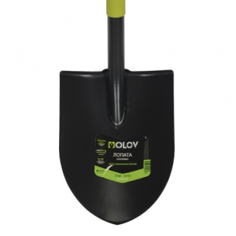 Лопата штыковая рельс. сталь `OLOV Эрго` цельнометаллическая с V ручкой 120 см 21809
