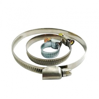 Хомут с винтом  40-60 мм (нерж сталь) неперфор,b-9мм [инд.упак][груп.10шт]