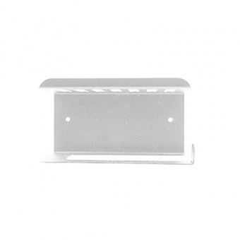 Держатель для туалетной бумаги с полкой металл 16 х 10 х 7,5 см белый Verda Line