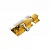 Задвижка-шпингалет Апекс DB-05-60-G (зол)