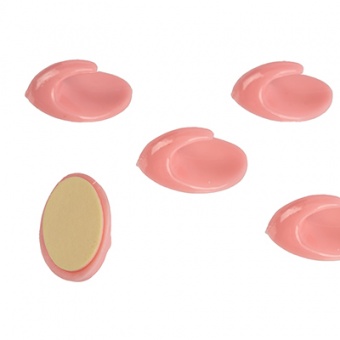 Крючок самоклеящийся `SANBERG` пластик ОВАЛЬЧИКИ комп. 5шт Blister