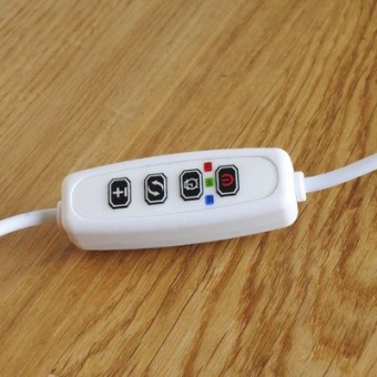 Фитосветильник светодиодный 30 Вт 3 лампы для рассады и растений 'Урожайная сотка' на прищепке и с таймером