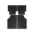 Комплект универсальных автомобильных ковриков резина 65х45(2шт)+43х43(2шт) SHAHINTEX (Ш)