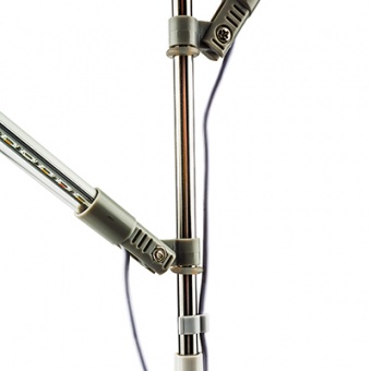 Фитосветильник светодиодный 15 Вт 3 лампы для рассады и растений 'Урожайная сотка' на подставке и с таймером