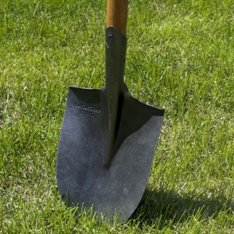 Лопата штыковая ЛД рельс.сталь `Урожайная сотка` дамская универсальная SM503