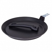 Сковорода алюм блинная 22 см а/п съемная ручка `Традиция` сб220а (Kukmara)