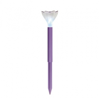 Светильник садовый на солнечной батарее Purple crocus, серия  Classic (Uniel)