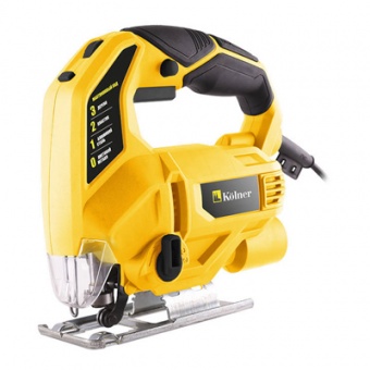 Лобзик электрический 750Вт  0-3000 ходля мин максимальная глубина пропила дерева 70мм амплитуда полотна 18 мм наклон реза 45град KOLNER KJS 750V
