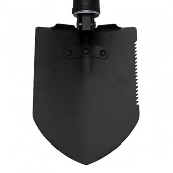 Лопата штыковая саперная ЛКО рельс. сталь `Урожайная сотка` складная с цельномет/чер и V ручкой 60 см S505Y