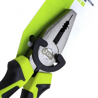 Пассатижи 180 мм, шлифованные, двухкомпонентная рукоятка ON , 08-01-180