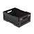 Ящик пласт складной универсальный 400х300х170 мм черный (АП)