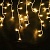 Гирлянда "Бахрома" 48 LED, 1.8 х 0,5 м, 12 нитей, ТЕПЛО-БЕЛЫЙ, 8 режимов, прозрачный провод, 220 В Uniel