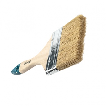 Кисть флейцевая 'Стандарт' КФ-100*12 натуральный ворс, дерев.ручка 'PRAKTISCHE TOOLS'