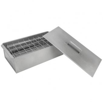 Коптильня 500х270х175 сталь 0,8 мм двухъярусная с поддоном 'Твой Пикник'