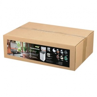 Умывальник с ЭВН 17 л металл бак/пласт мойка/тумба металл белый `PRAKTISCHE HOME`