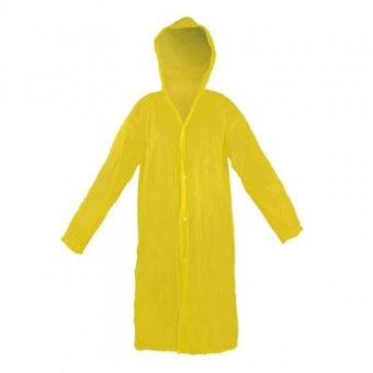 Дождевик  20 мкм полиэтилен на кнопках XXXL микс А17120401