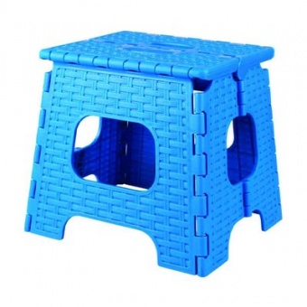 Табурет тверд.прямоуг.сид., складной до 125 кг, 4 опоры, микс, `Плетенка` малый М3122 (А)