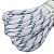 Шнур полипропиленовый, плетеный, с сердечником, 16 пр., d=3 мм, 10 м, КРАП