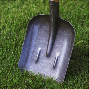 Лопата совковая ЛСП рельс.сталь `Урожайная сотка` с ребр жест S504-3