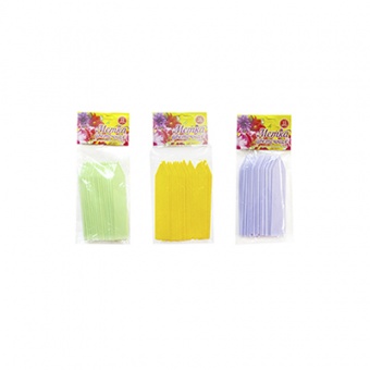 Таблички посадочные пласт 'Метка цветочная' 10 х1,8 см 15 шт