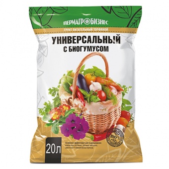 Грунт Универсальный с биогумусом 20 л (ПАБ)